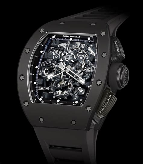 richard mille flyback chronograph black phantom